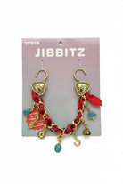 Jibbitz Crocs Gold Bandana Rivet Chain CR.6152 JIB oro multicolore - Charm catena dorata urban accessori scarpe Crocs unisex