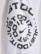 T-shirt Nike Spiral JDI IH1347-100 uomo colore White
