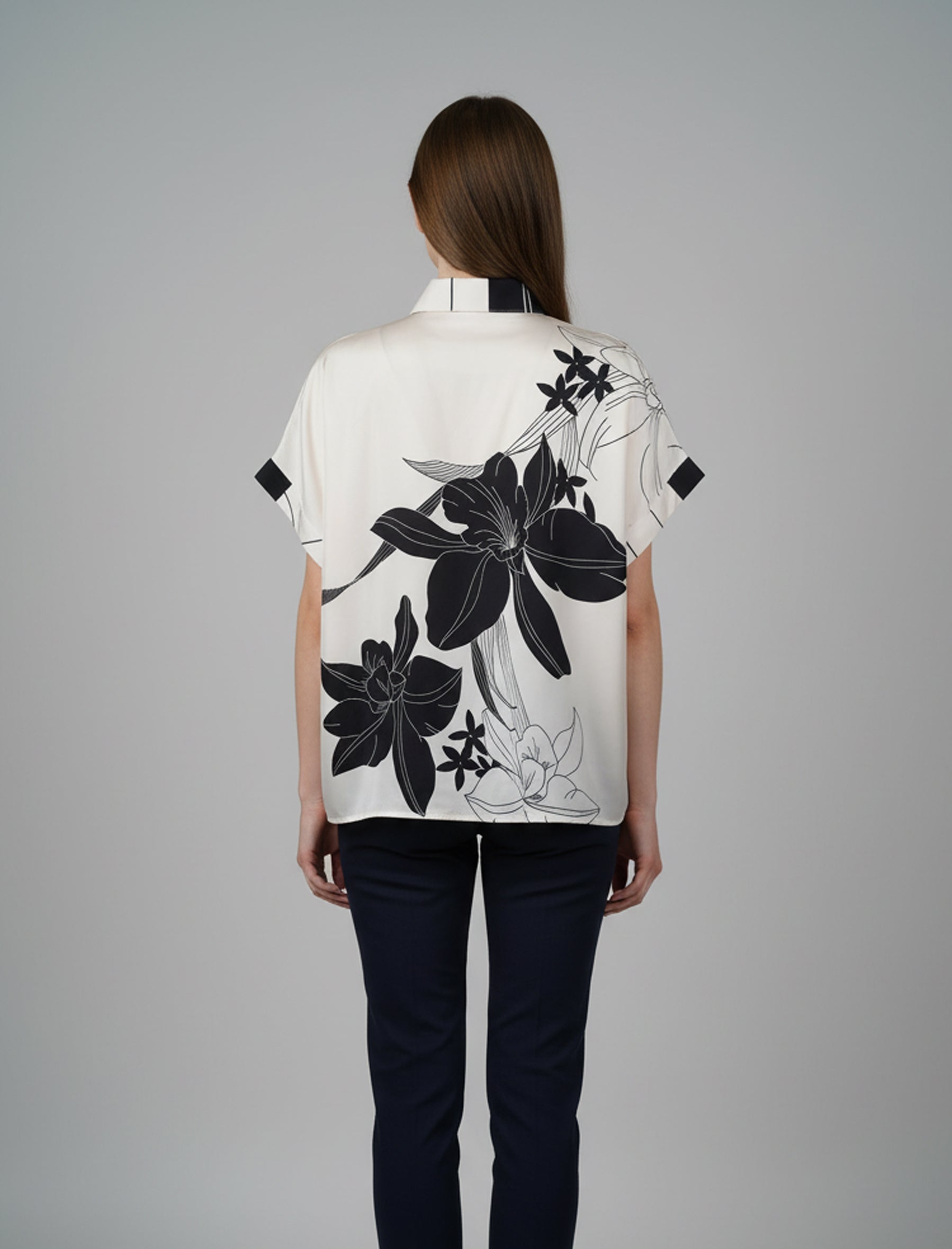 Camicetta Anonyme Roses A76SB006 Burro 