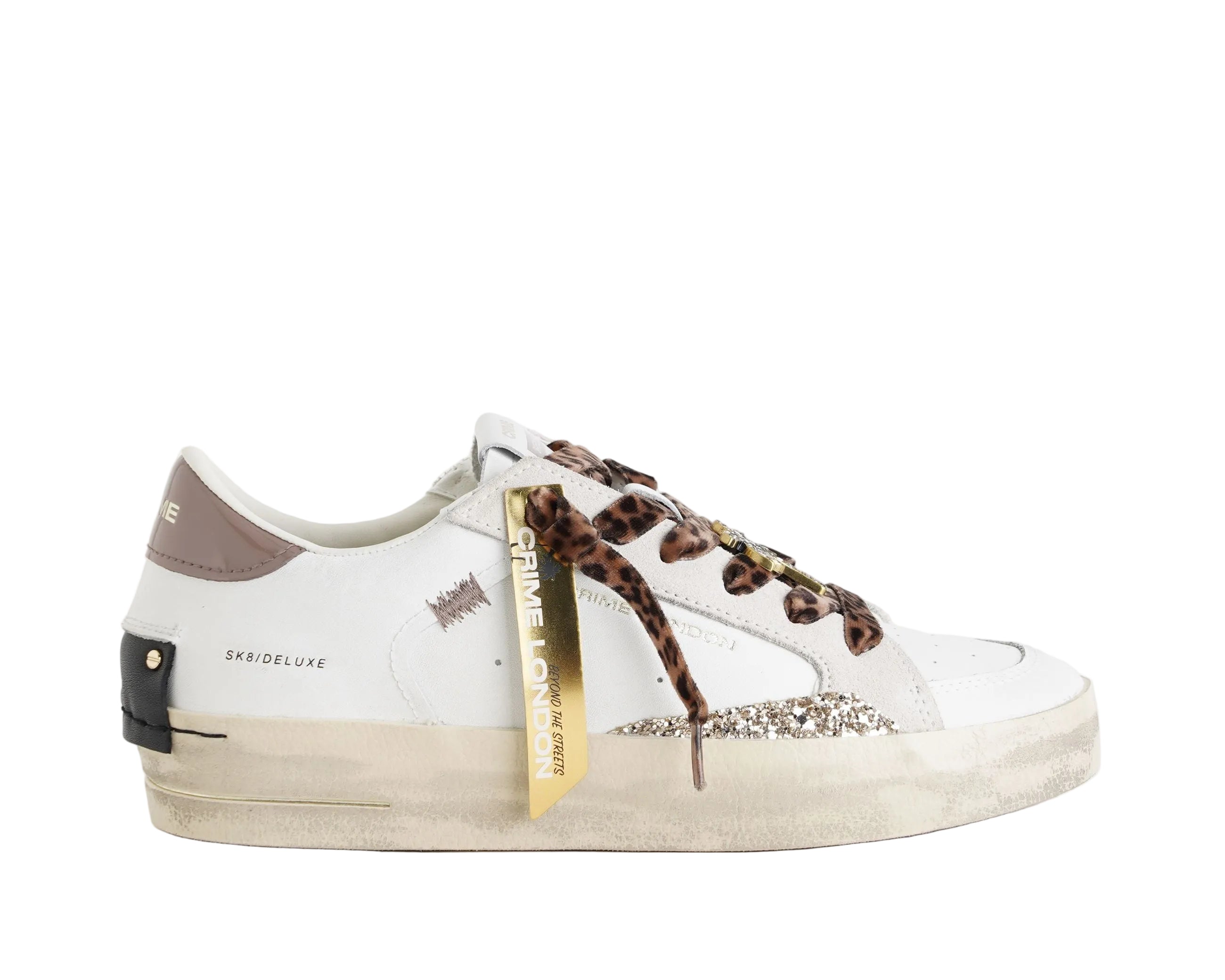 Sneakers Crime London Jungle Palm 23102AA9 White Donna