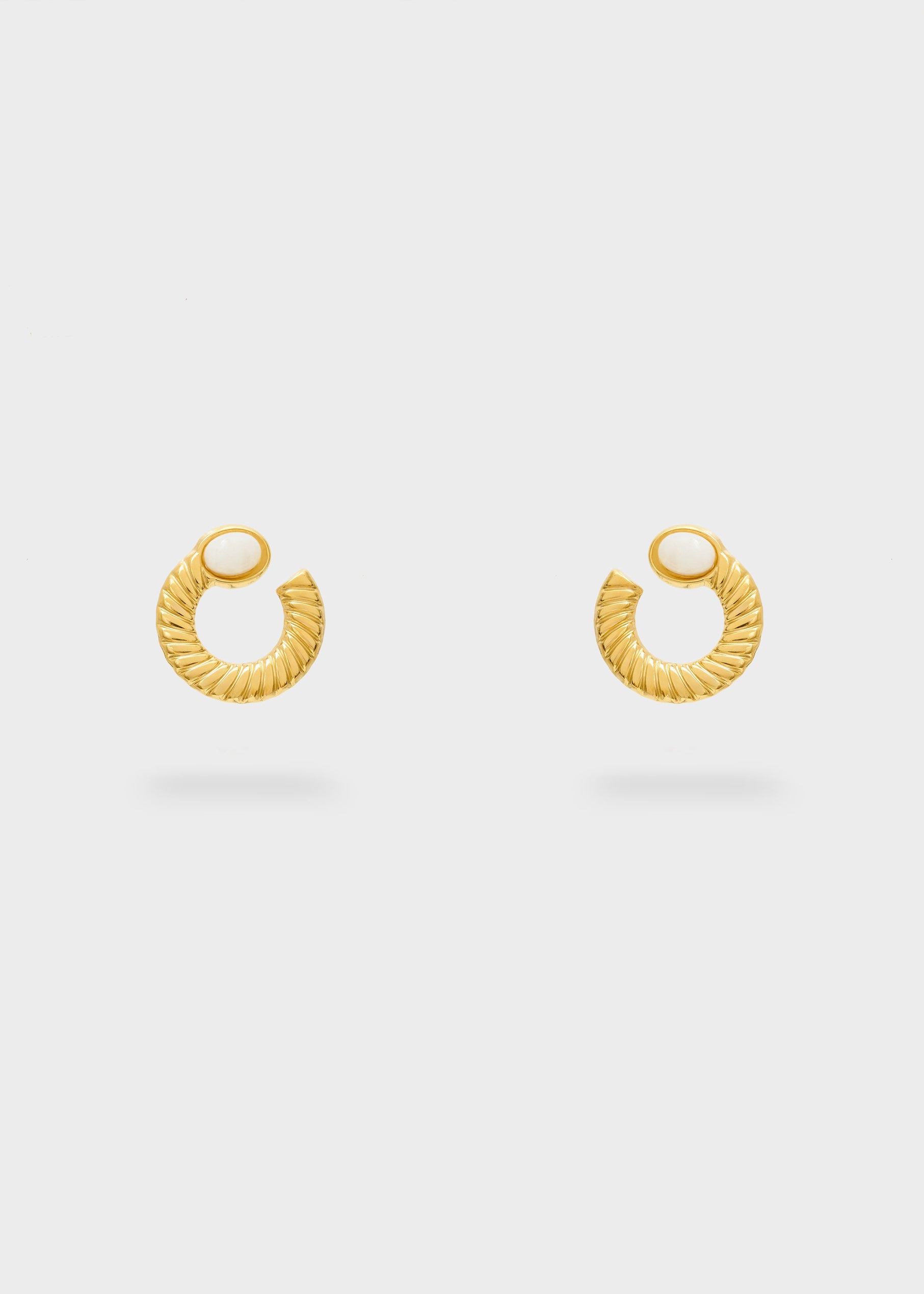 Orecchini Semicerchi Con Pietra Nali' YAOR0026 Oro Donna