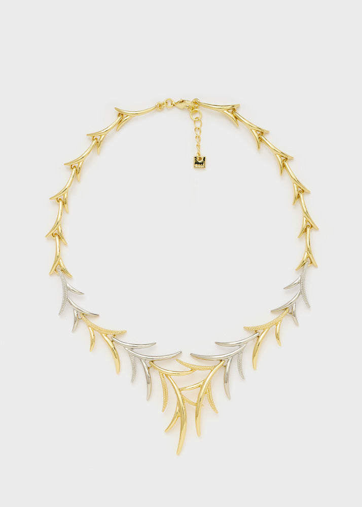 Collana girocollo Nalì Twig VSCL0001 Argento/Oro