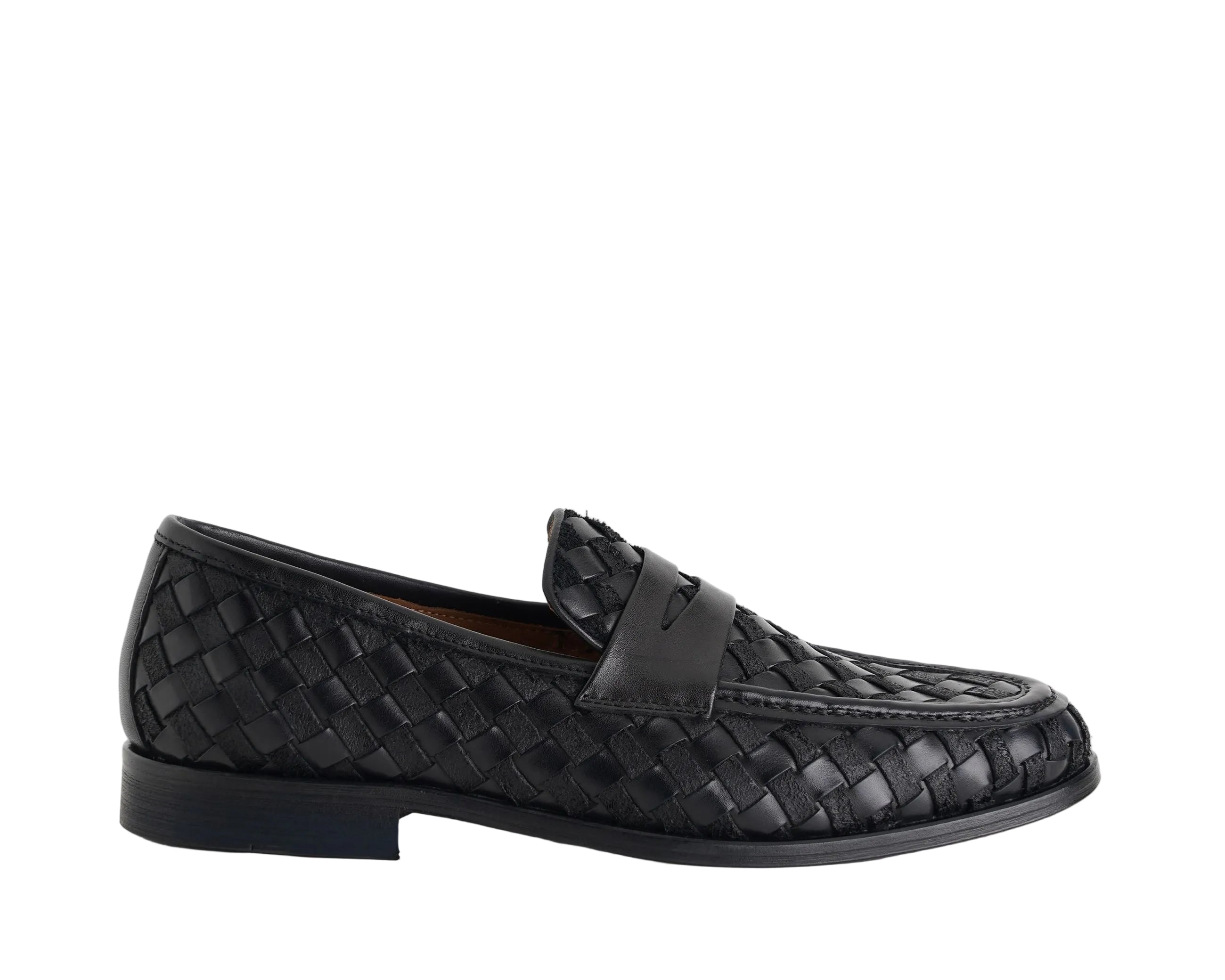 ROGAL'S Bond 104 Mocassino intreccio Nero Uomo