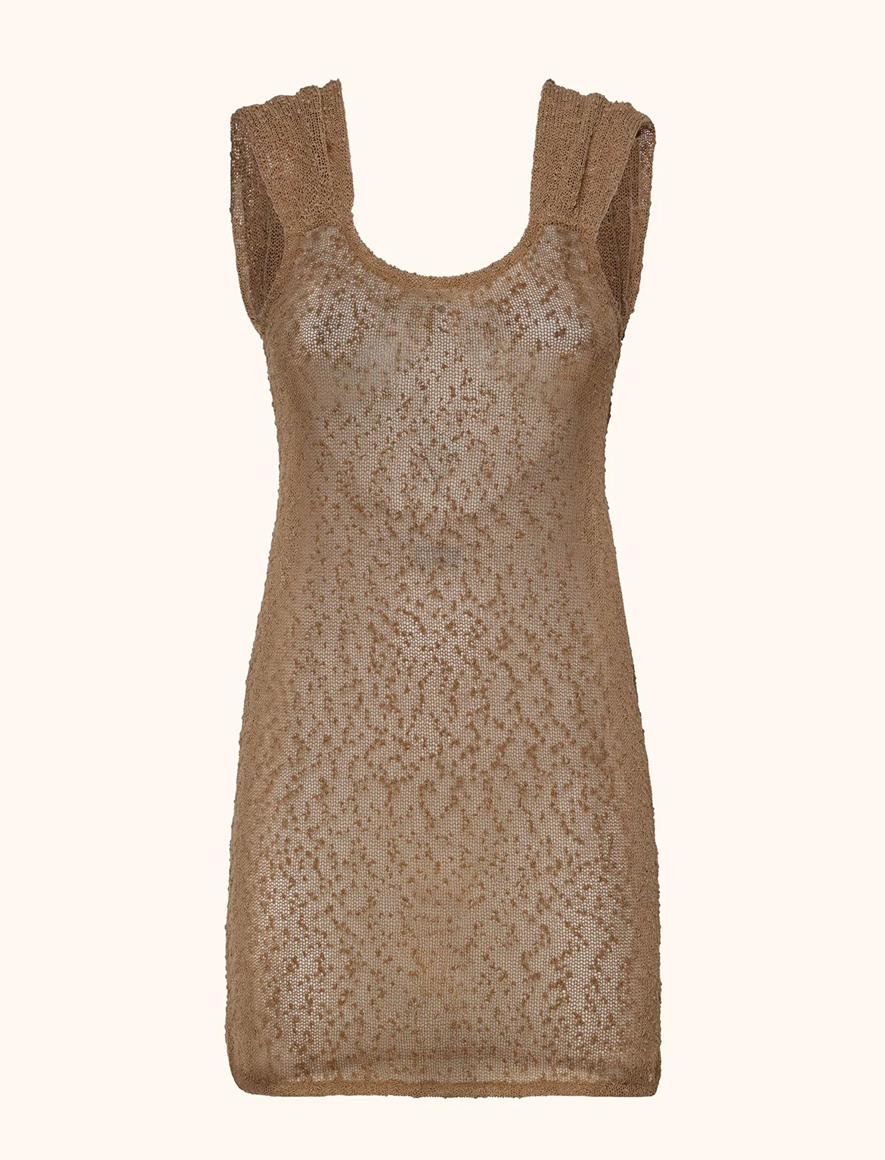 Vestito corto Me Fui MF26-SW0426BG Beige 