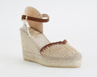 Espadrillas con zeppa Vidorreta 0248 Moka