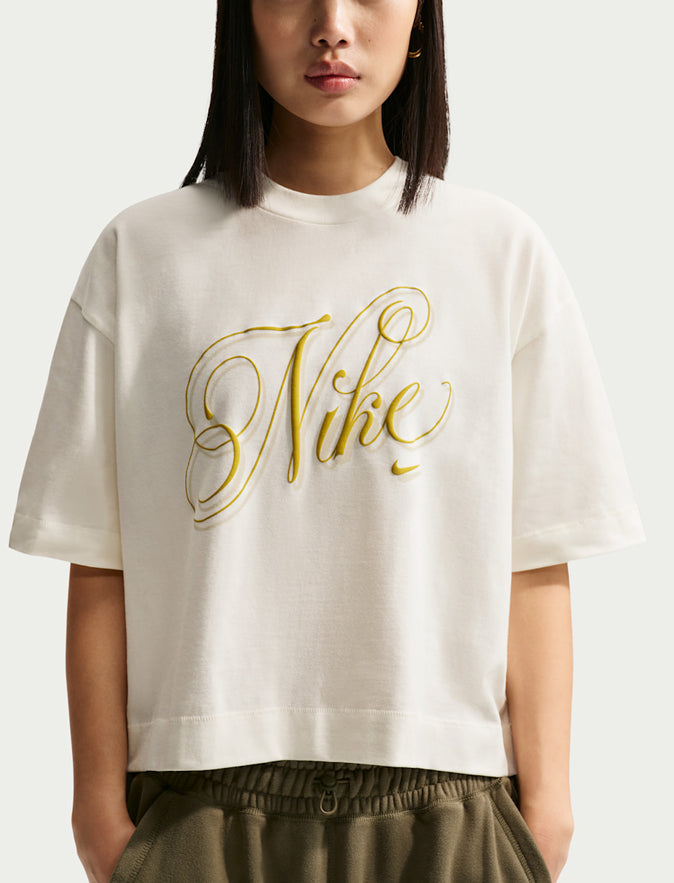 T-shirt oversize a manica corta Nike IH7607-133 Sail Donna