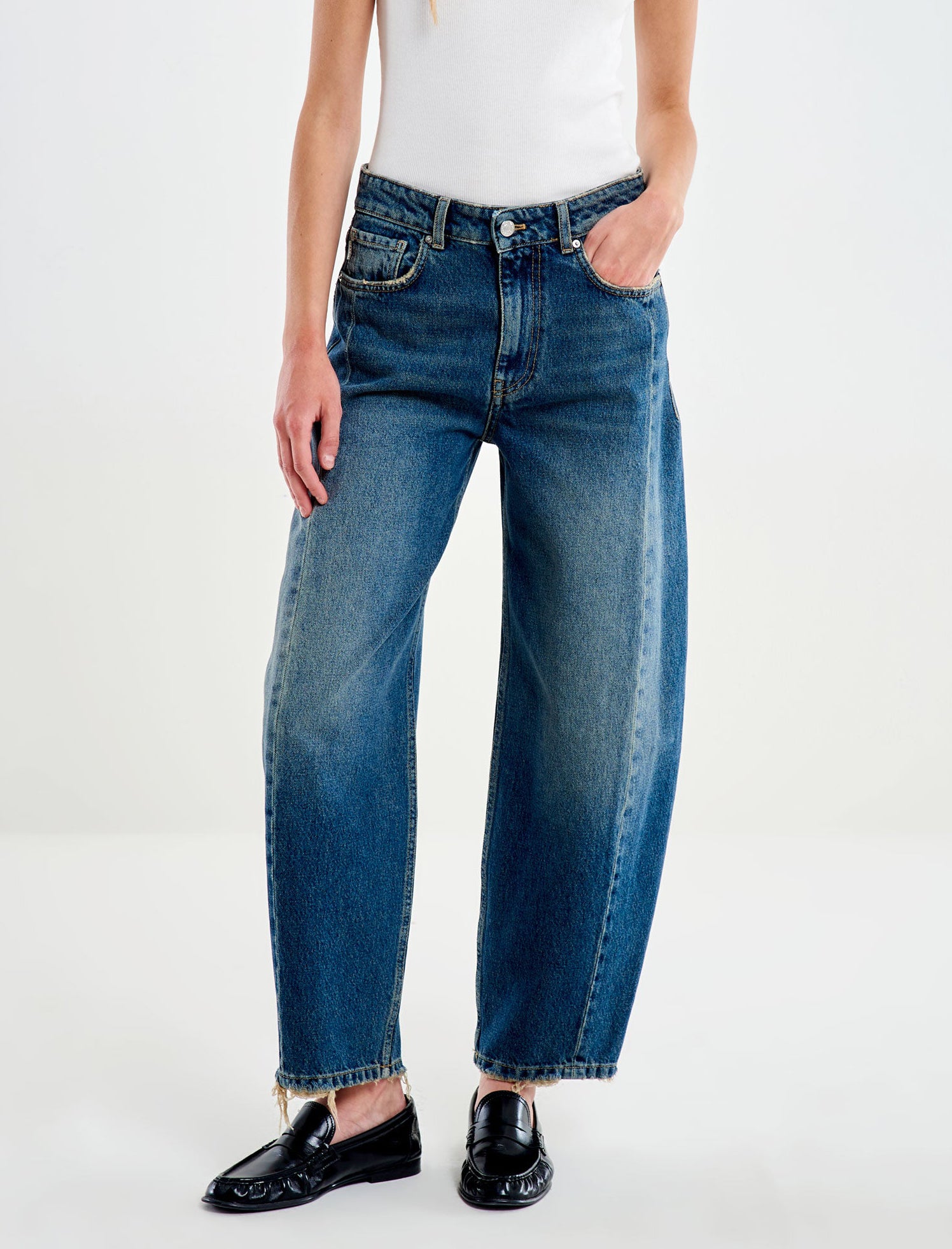 Jeans barrel Vicolo Chiara DAC5070 Blu Vintage Donna