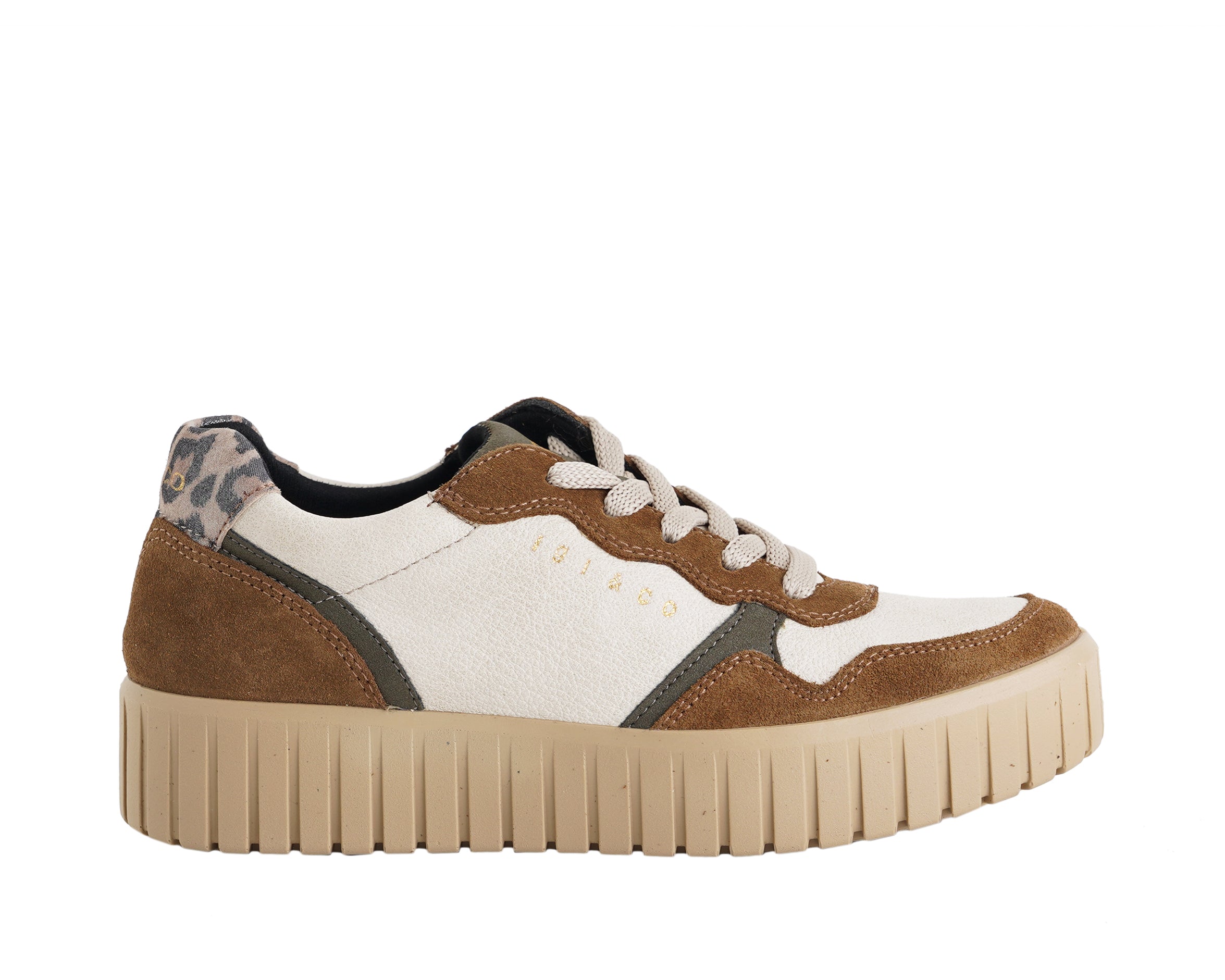 Sneakers con zeppa IGI&CO 8680033 Cognac/Sabbia Donna