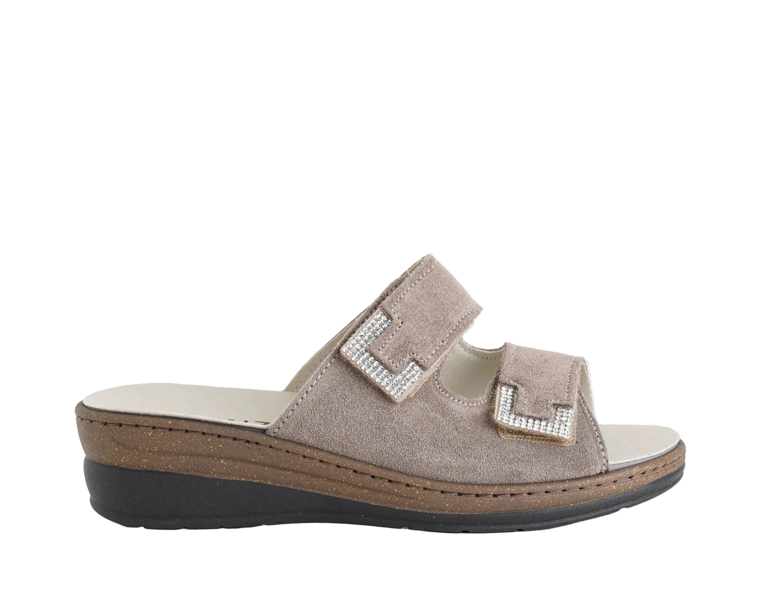 Ciabatta Cinzia Soft NE1091 Taupe Donna