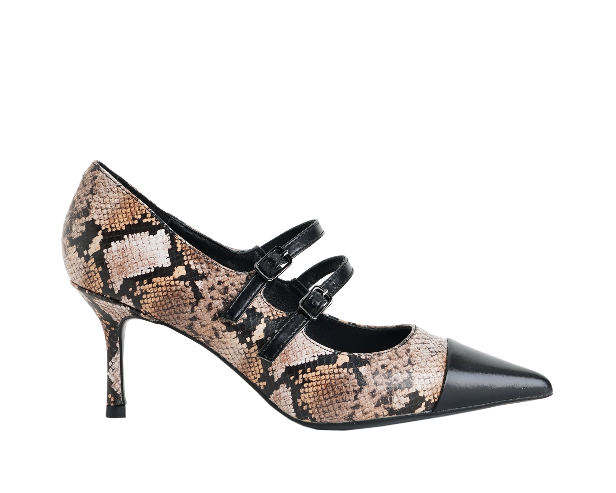 Décolleté alto CHICONIC 266.02.25VT Pitone/Nero Donna