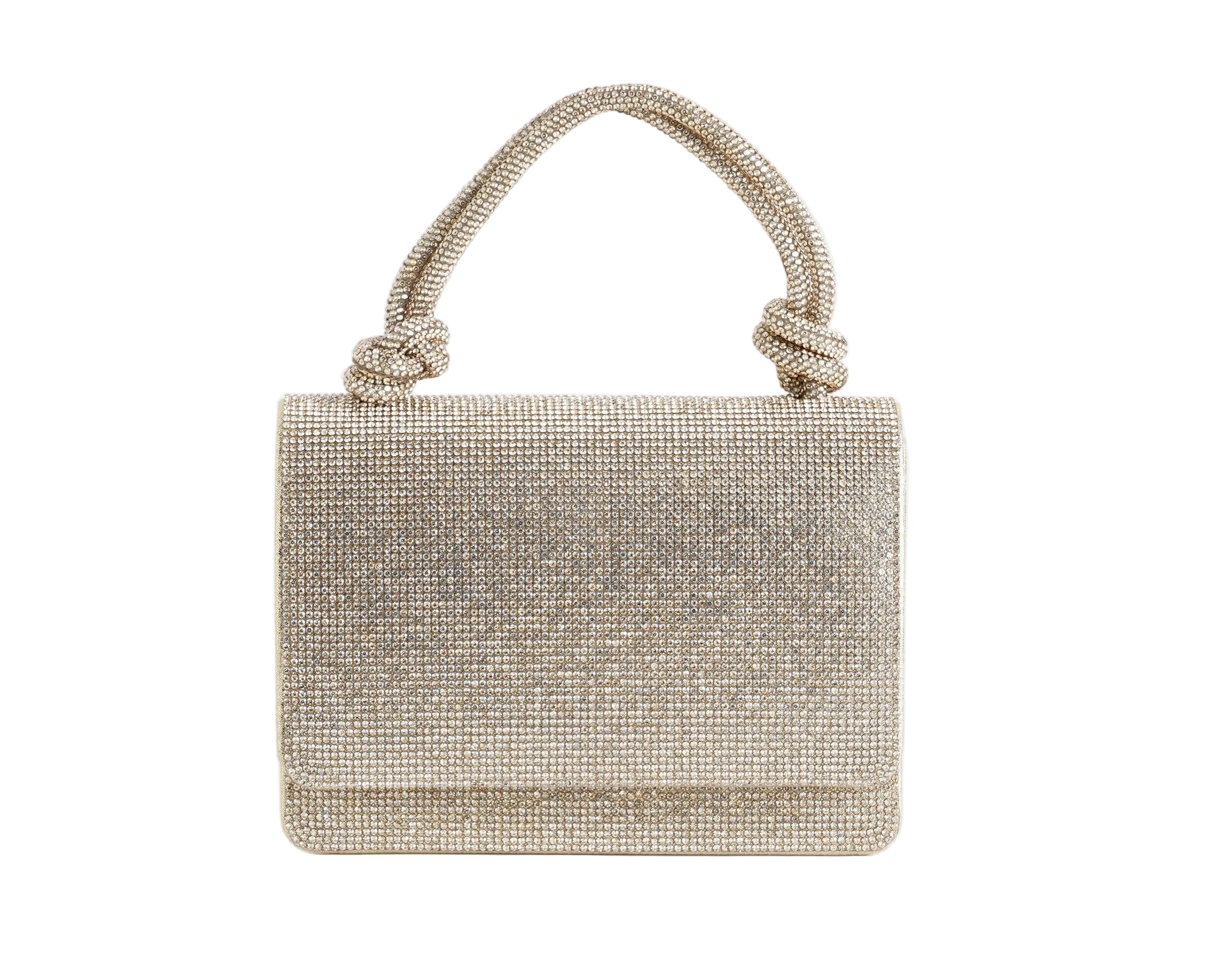 Pochette Exe 301 Light Gold Strass