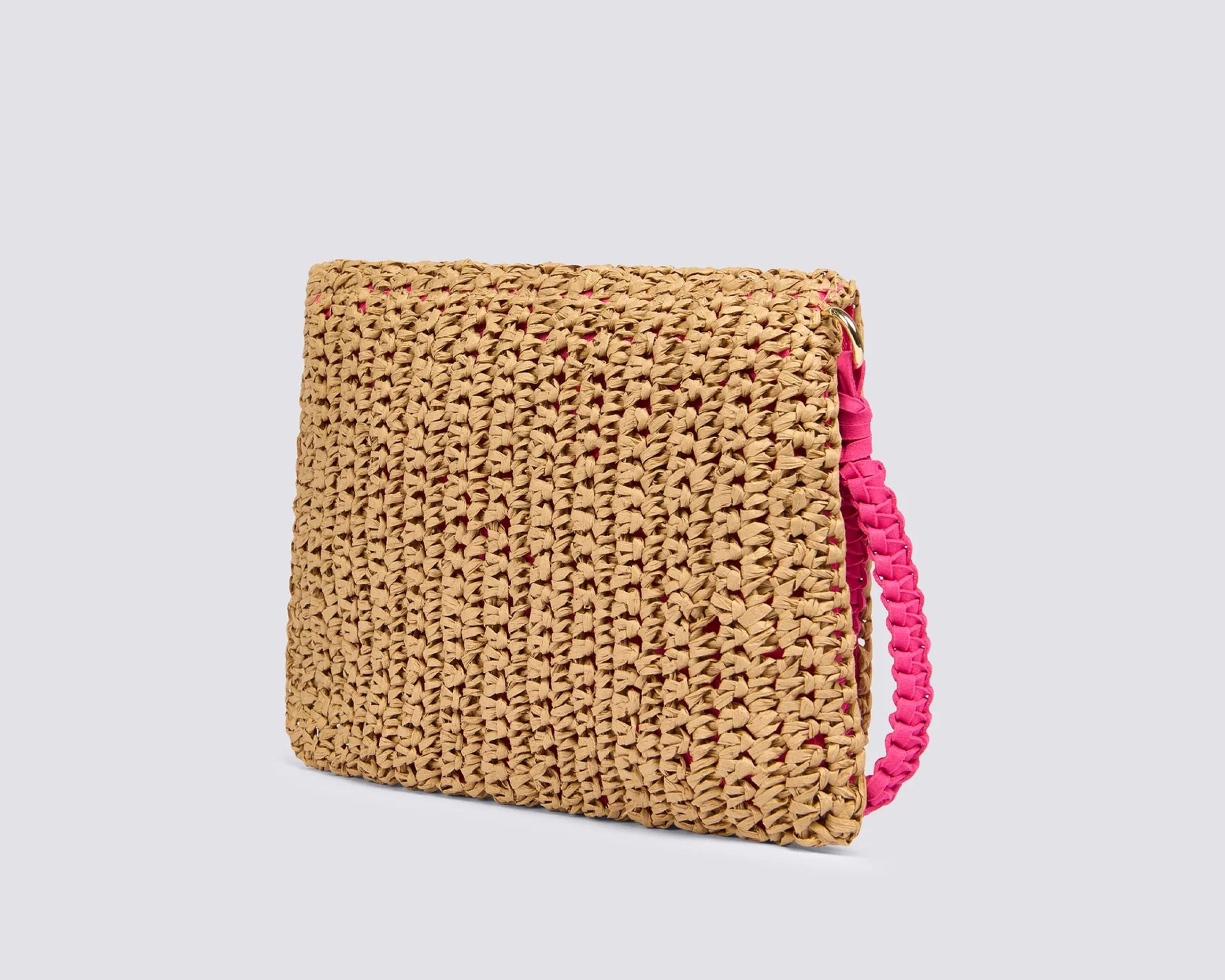 Pochette Gabi Sundek in paper straw AW022ABPA100 Durian