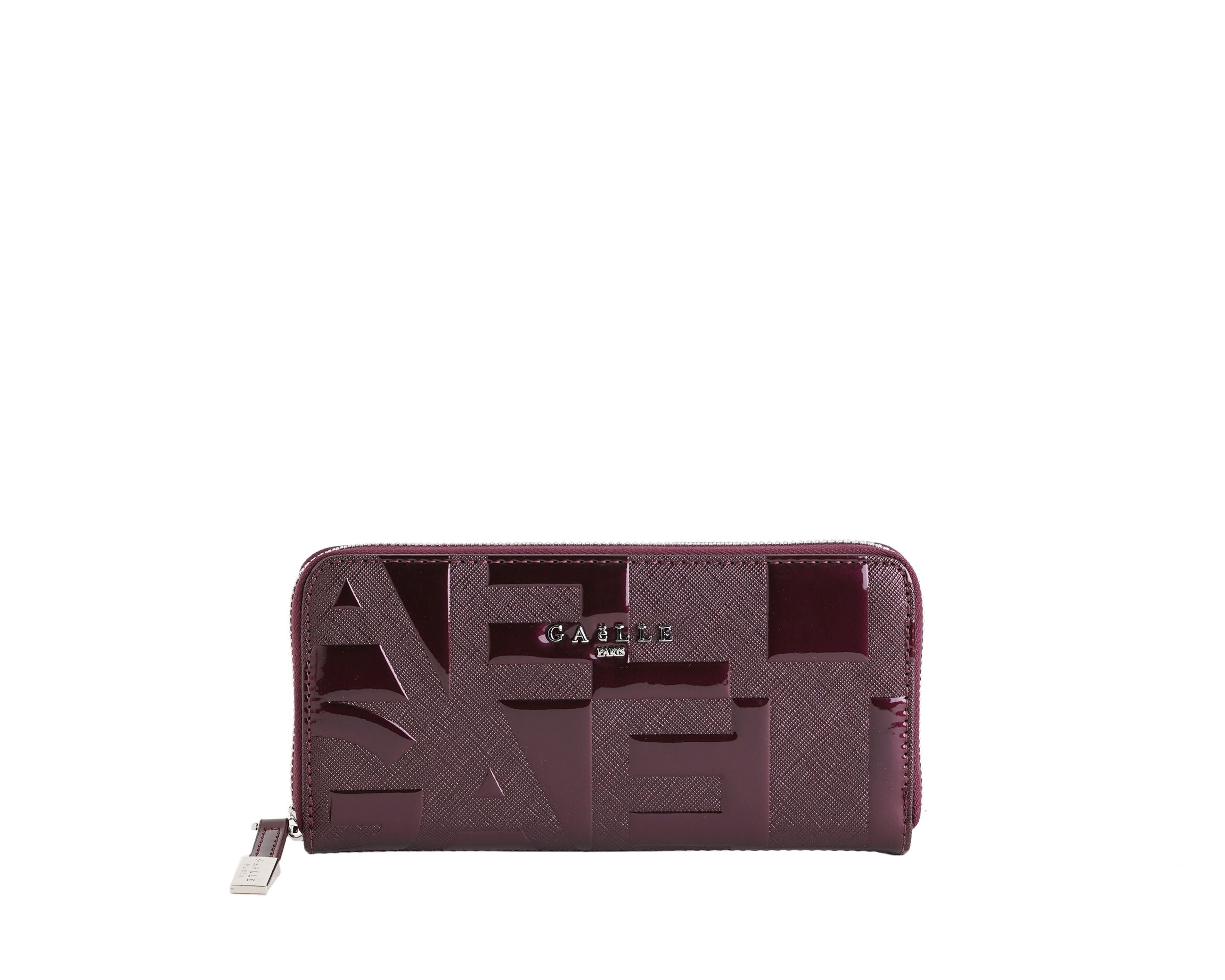 Portafoglio Zip Around Lettering In Vernice GAELLE GAACW02503 Donna