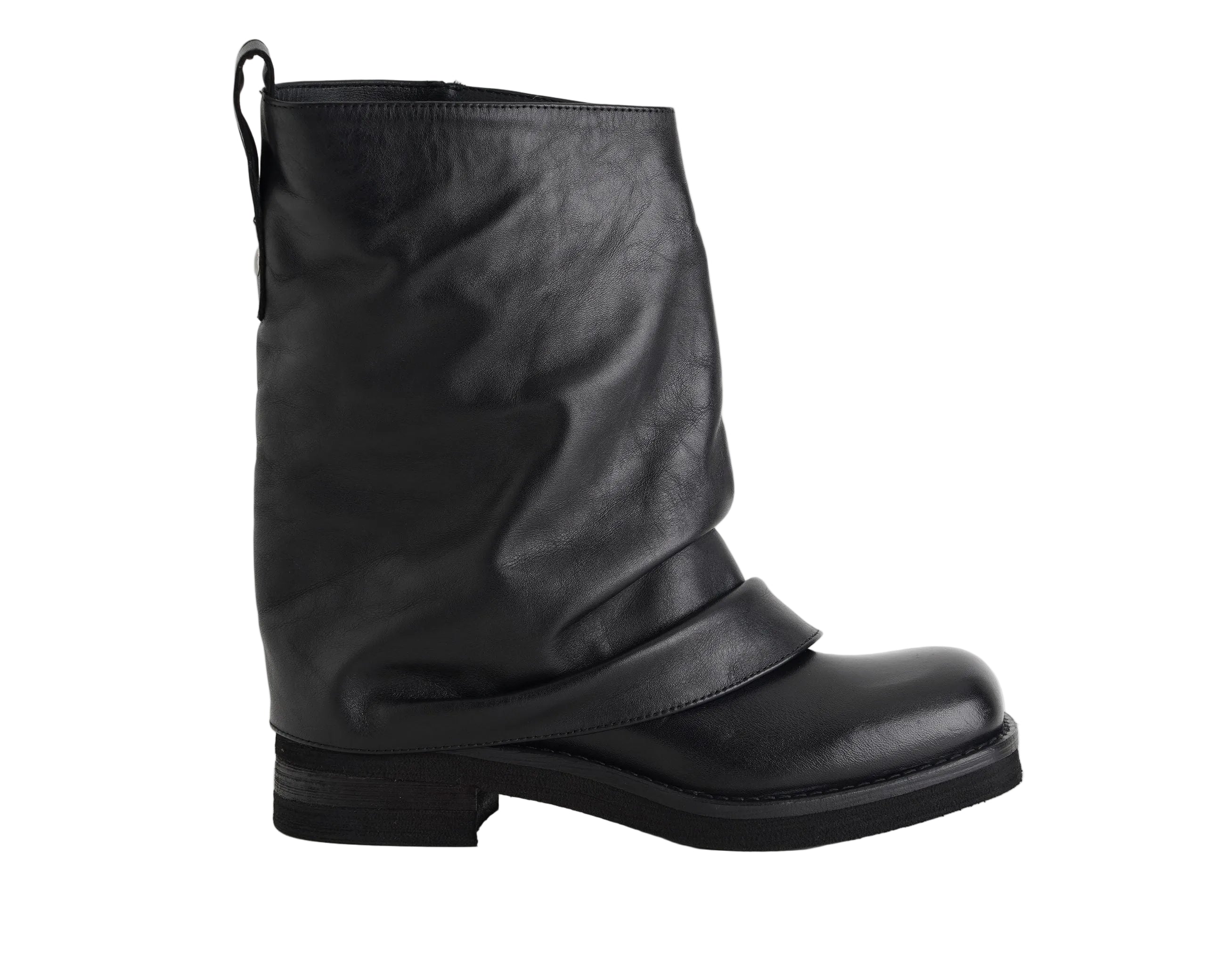Stivali in pelle Officine Bronx 9900-27 Nero Donna