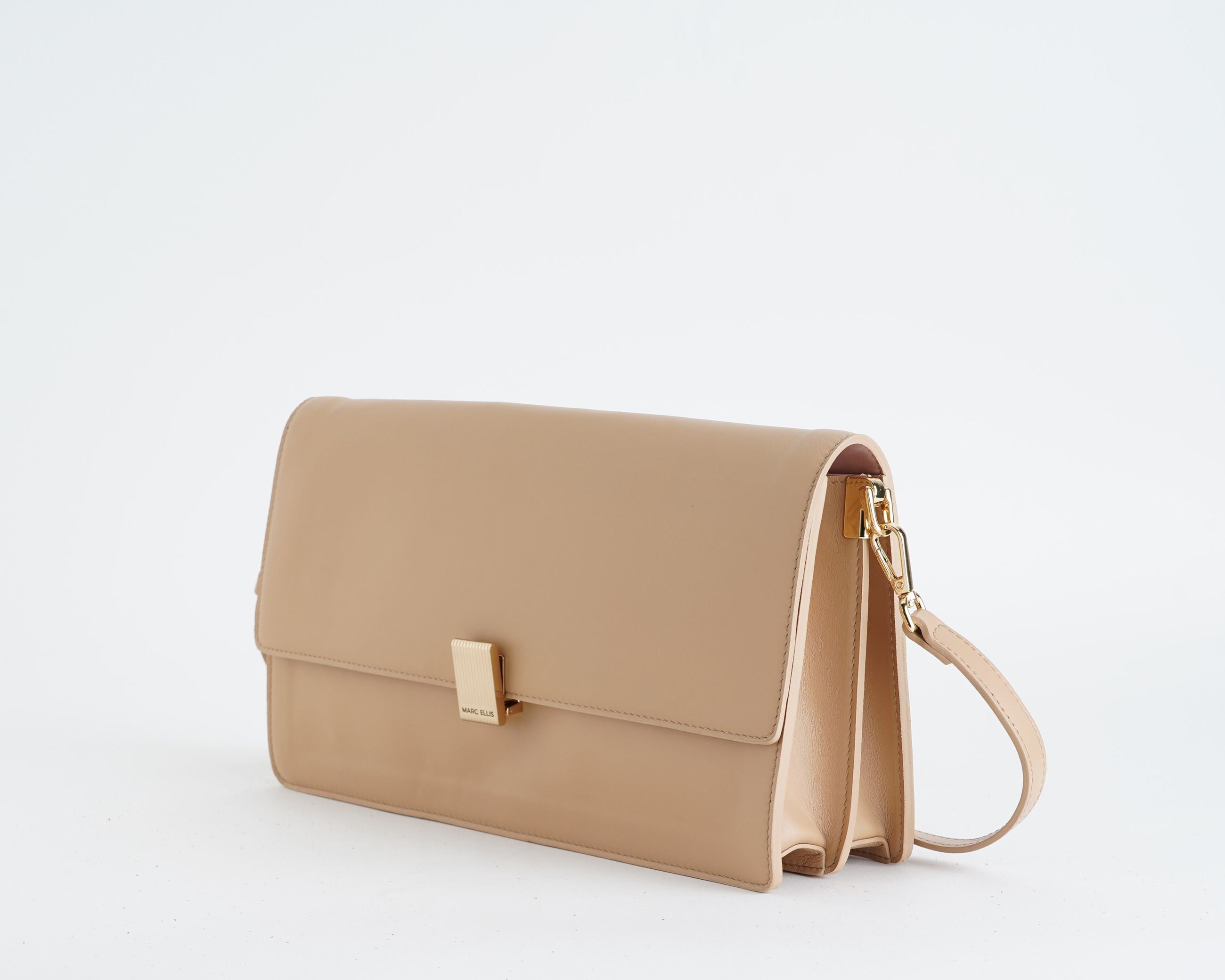 Borsa a spalla Marc Ellis AURIGA M SA Moka Mousse/Gold