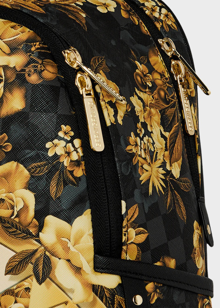 Sprayground Gold Floral Remix Savage Backpack 910B9003NSZ Multicolore