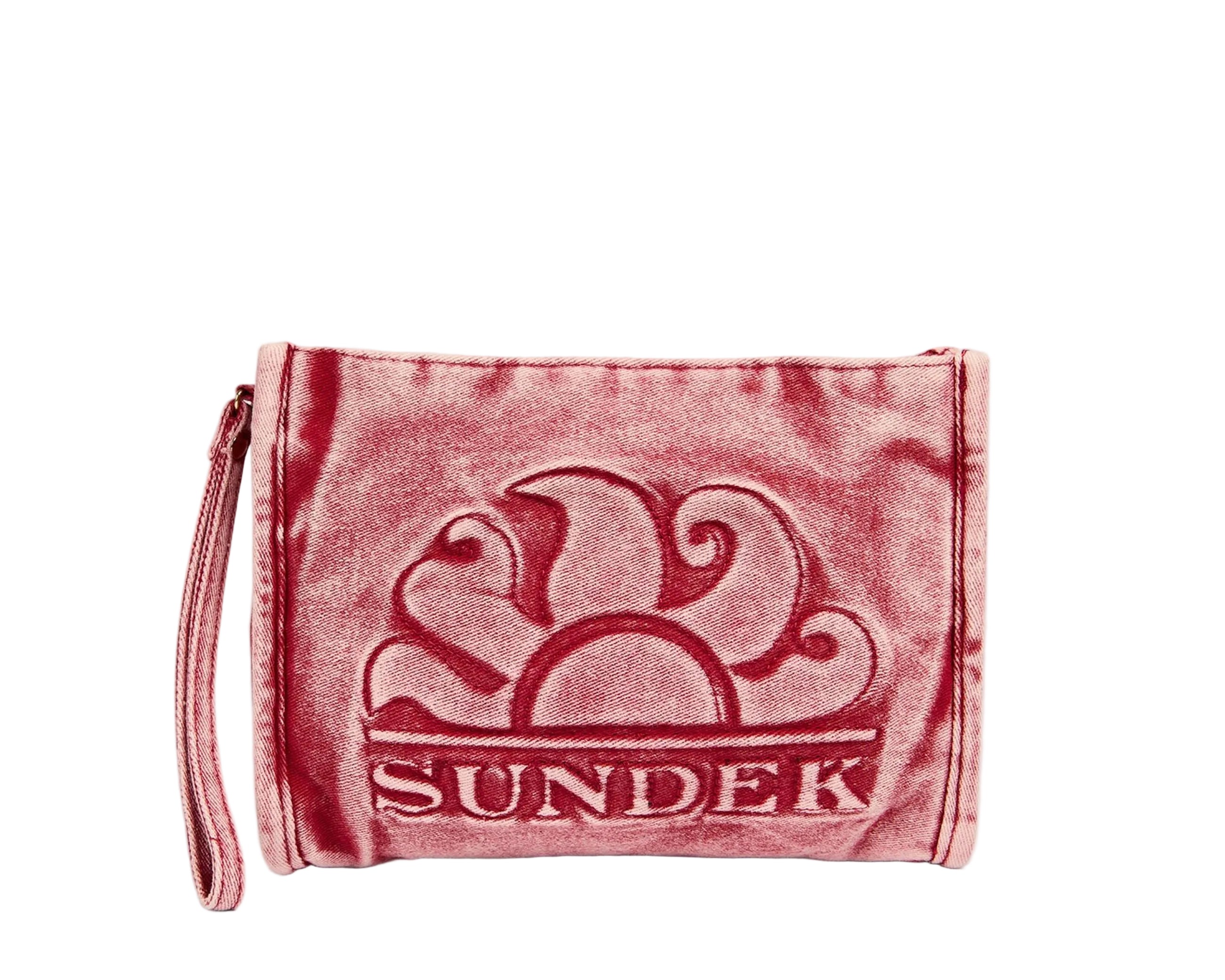Pochette in canvas Sundek AW920ABCV400 Deep Scarlet
