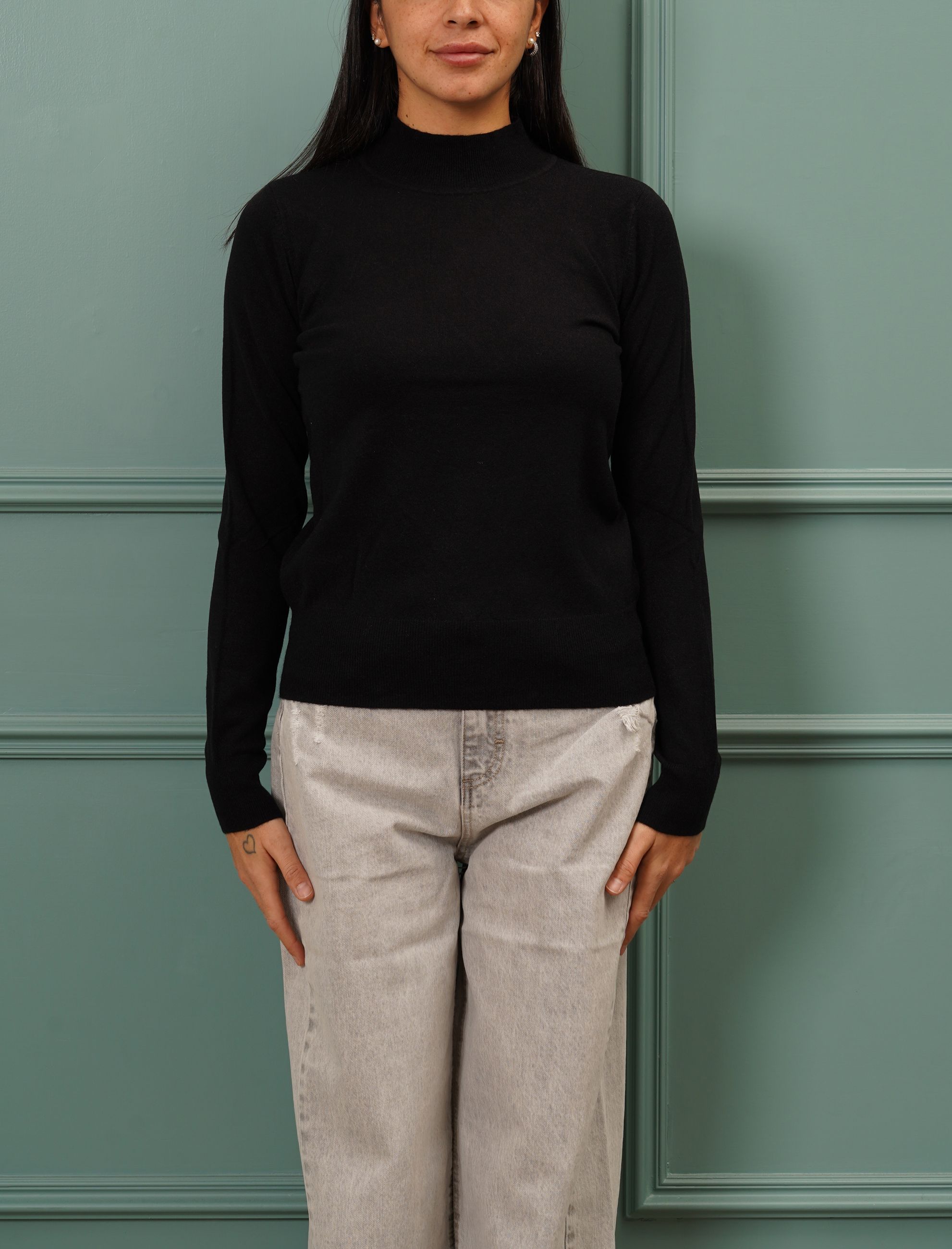 Maglia accollata BB GLAMOUR JN1009 Donna