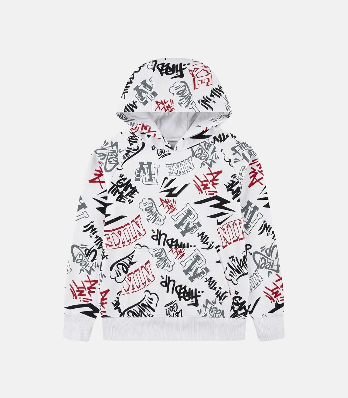 Felpa con cappuccio NIKE Graffiti Tag Hoodie 9Q1203 Unisex bambino