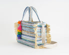 Borsa Marc Ellis Buby S.Claire M Multicolor Sky - Vista Laterale
