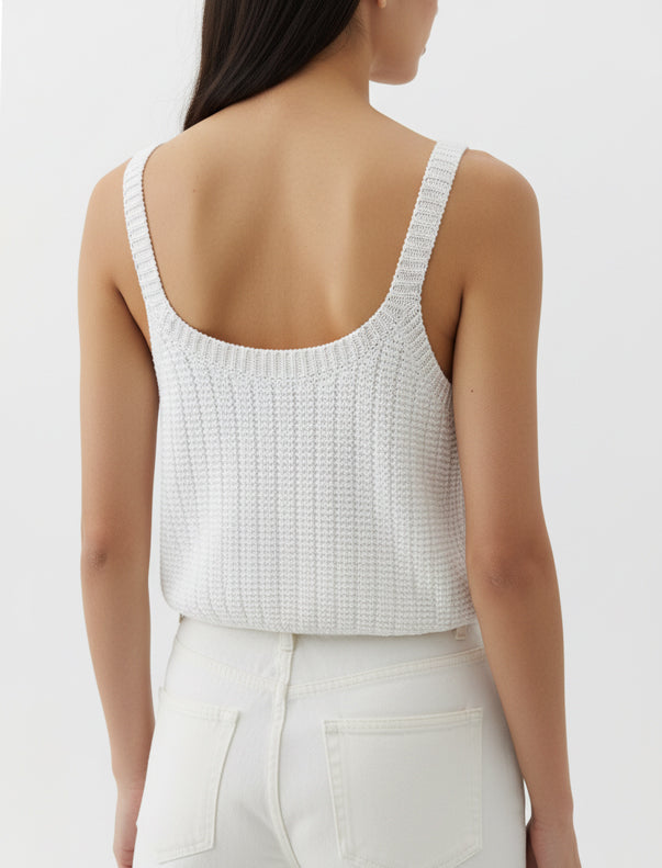 Top con fiore Pho 4323195 Arancio