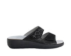 Ciabatta a due fasce Melluso Q60238Q Nero Donna