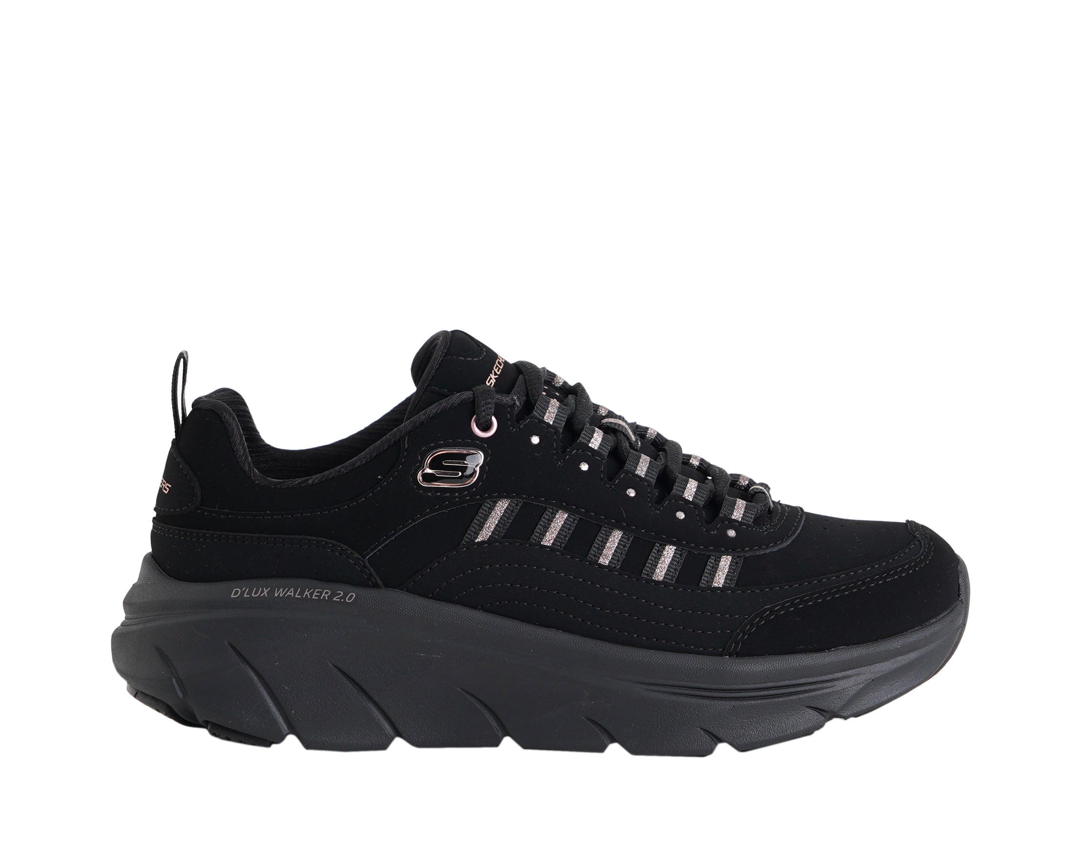 Sneakers SKECHERS d'lux walker 2.0-golden step 150106 Nero Donna