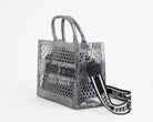 Borsa a mano Marc Ellis Flat Sponge S Donna Argento Glitter Silver – Vista laterale