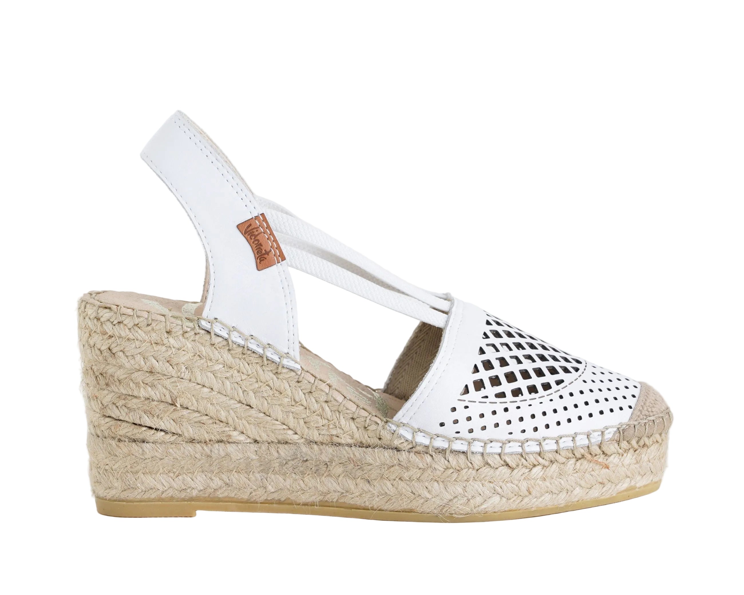 Vidorreta 0301 Espadrillas Nappa Traforata Donna VIDORRETA Blanco