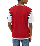 Jordan T-Shirt in Jersey Dynasty 95F953-R78 Gym Red bambino