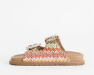 CORAL BLU CB.K226.02 Sandalo in rafia Multicolore