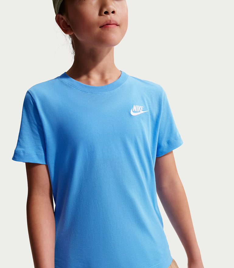 Maglietta Nike Sportswear FZ5177-412 University Blue Unisex bambino