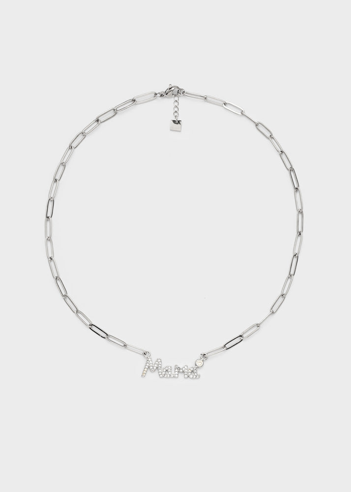 Collana girocollo Nalì Mama YACL0033 Argento Donna