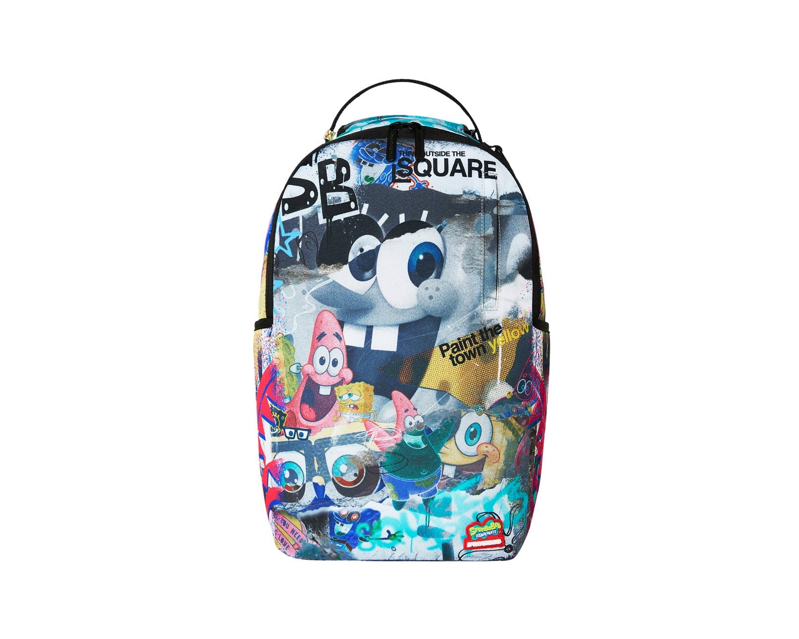 Zaino Sprayground Spongebob Graffiti Wall Backpack 910B8875NSZ Unisex Bambino