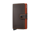 Portafoglio Secrid MM-Truffle&Orange colore Truffle/Orange – miniwallet in pelle con protezione RFID
