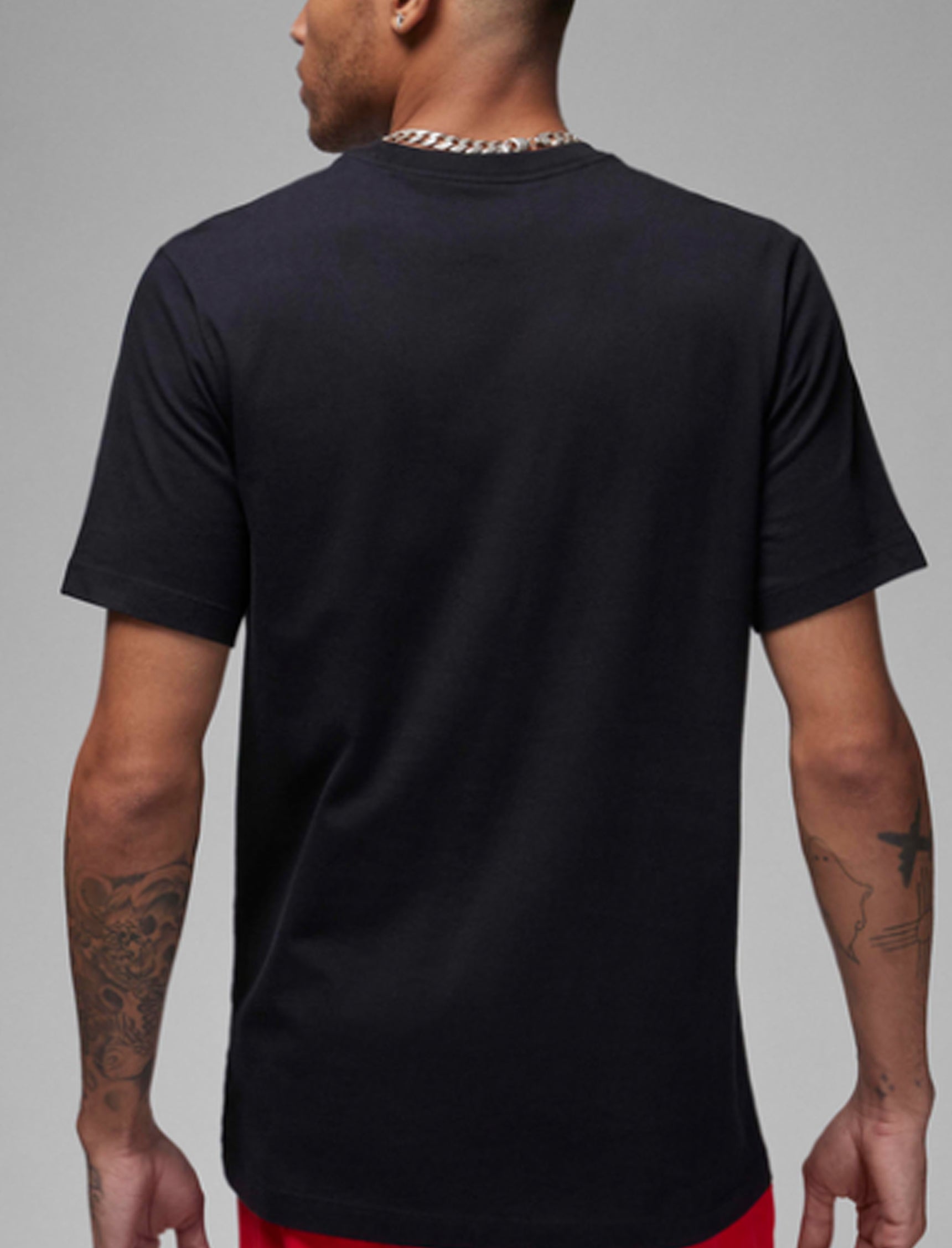 T-Shirt Nike Jordan Brand FD7031-010 Black/Gym Red/(Black)