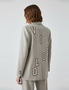 Giacca Gessata Vicolo RAB0208 Beige