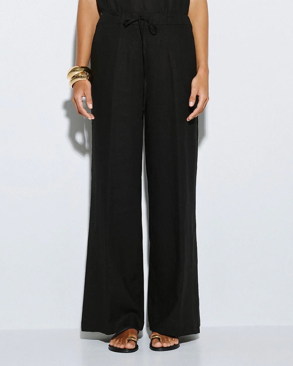 Pantaloni con aperture laterali Access Fashion 63-5084-171 Nero Donna
