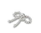 Charms Crocs Silver Breaded Bow CR.5672 JIB 