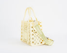 Borsa a mano Marc Ellis Flat Plot Donna Wax Yellow Silver - Vista laterale