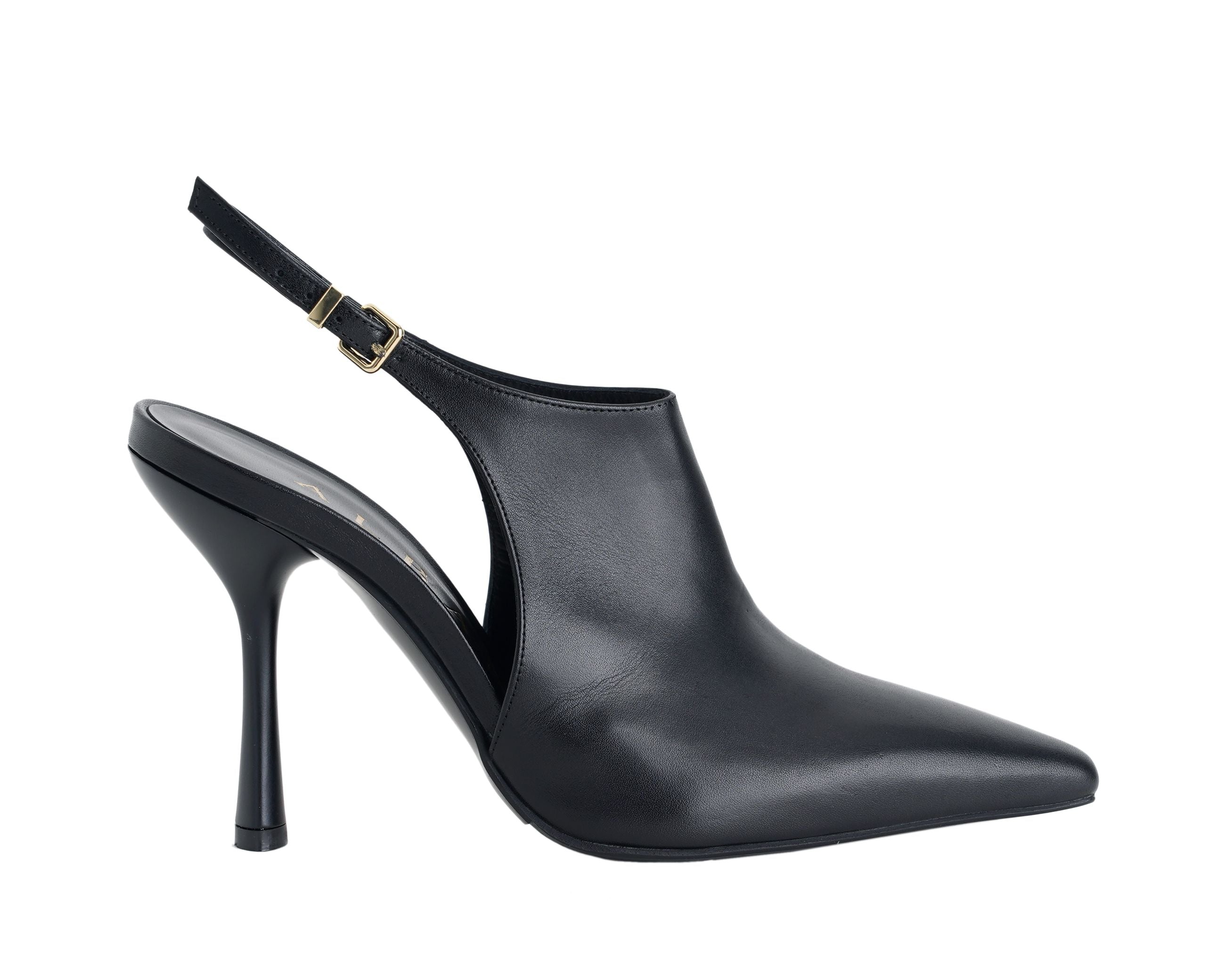 Décolleté in pelle Albano Luminous 4364 Nero Donna