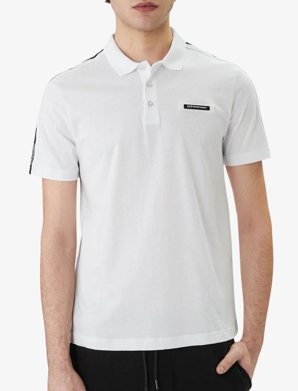 Polo AF10375 EA7 EMPORIO ARMANI colore White U0002 