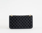 Borsa a spalla Marc Ellis Flat Basket Donna Black Light Gold – Vista posteriore