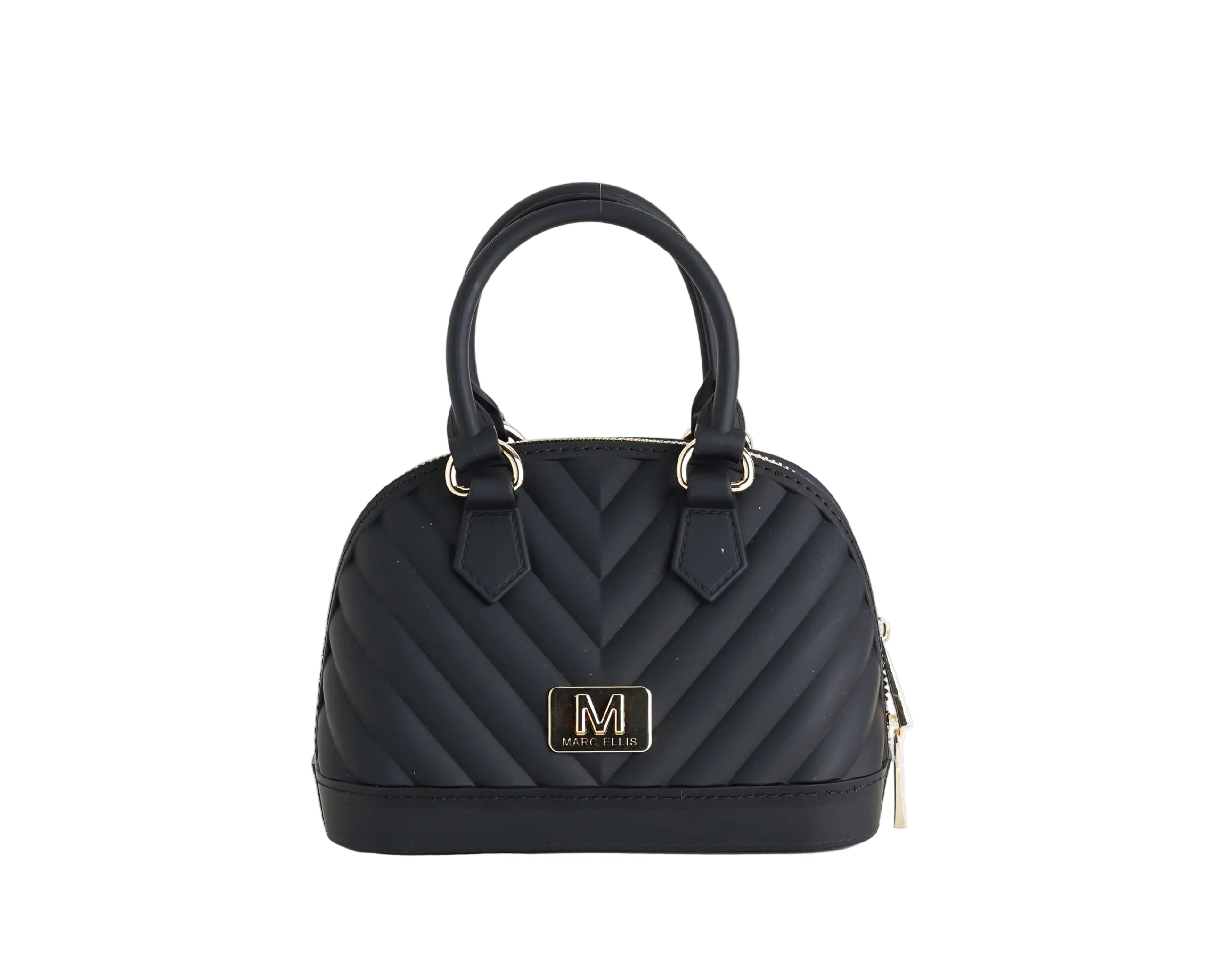Borsa a mano Marc Ellis FLAT MAYA S Donna Black Light Gold - Vista frontale