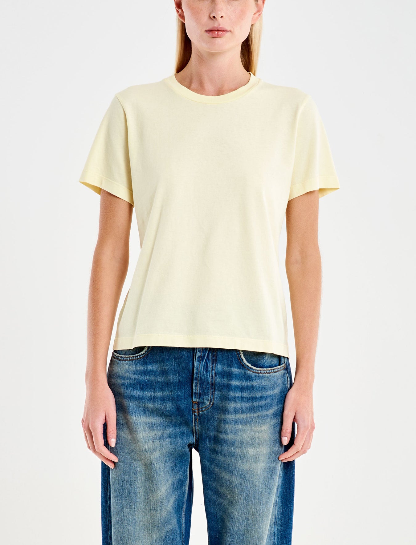 T-shirt Basic Collo a Costine Vicolo UAB0021 Donna