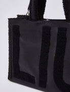 Tote Bag L con logo Liu Jo 2F6037 E0021 Nero