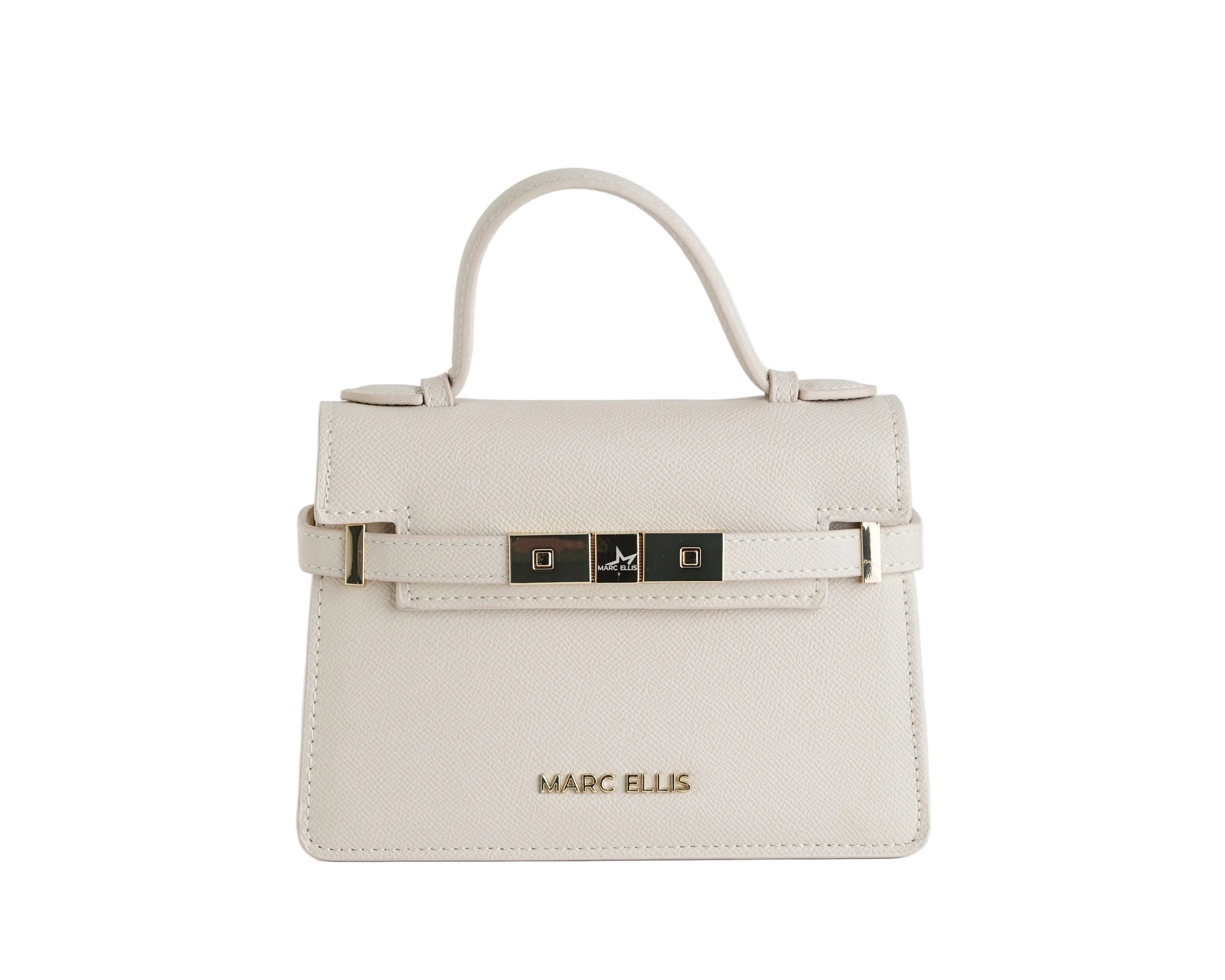 Borsa a mano Marc Ellis AROUND S 26 Donna Milk Light Gold - Vista frontale