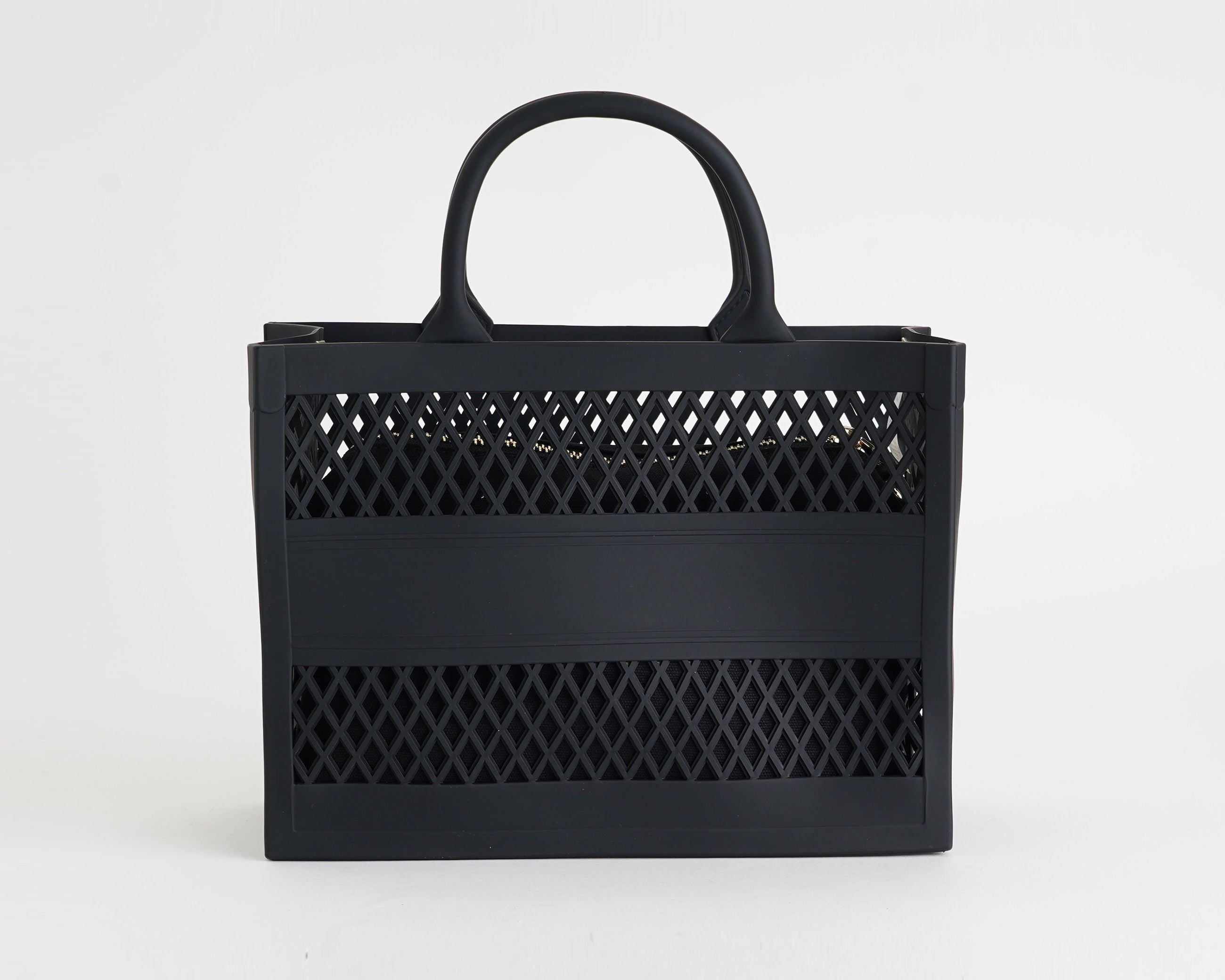 Borsa a mano Marc Ellis Flat Sponge S Donna Black Light Gold – Vista posteriore
