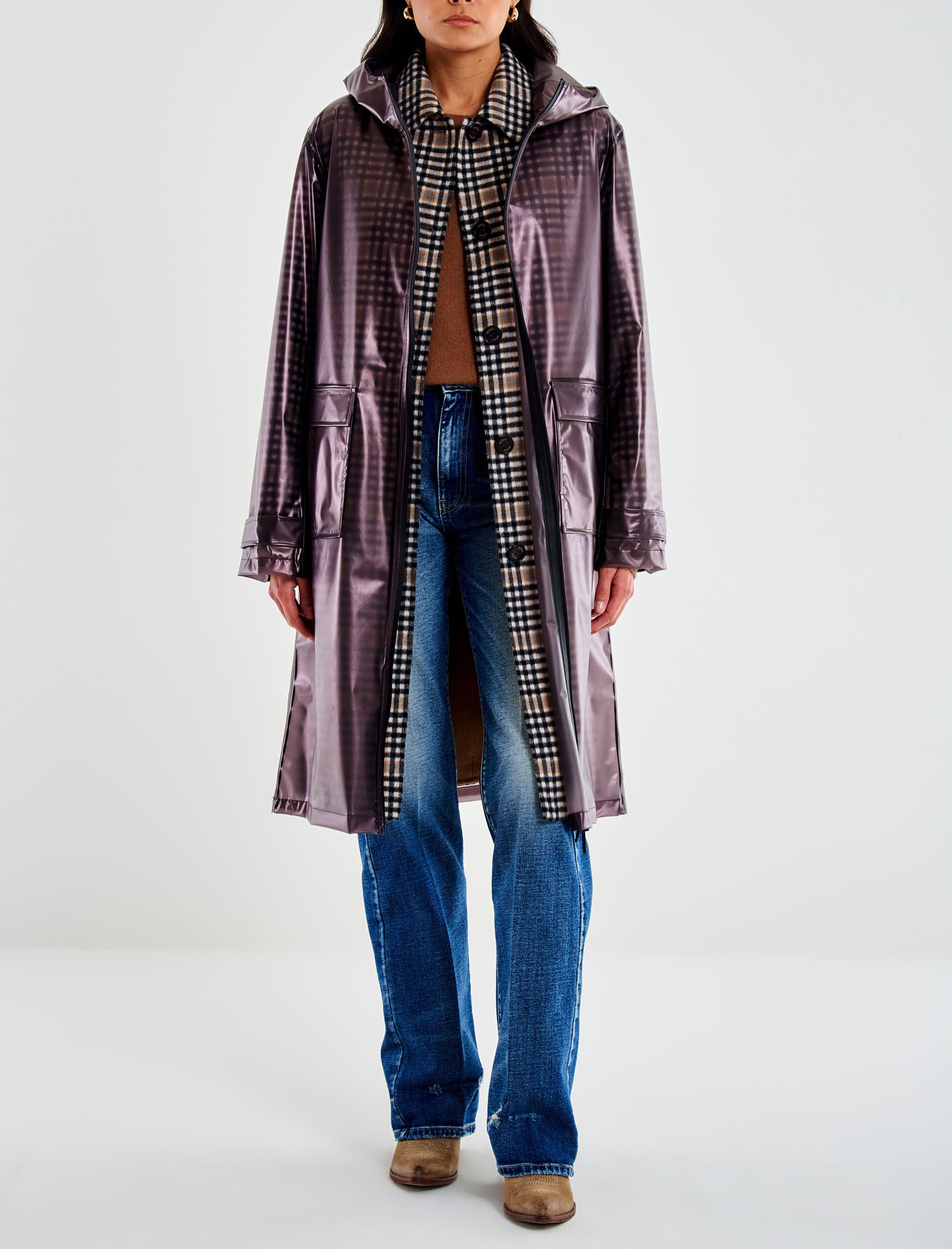 Cappotto con impermeabile VICOLO TF0020 Donna