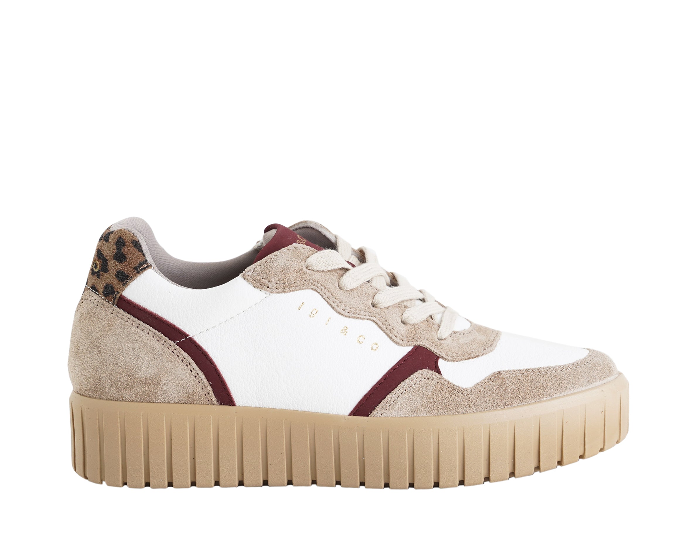 Sneakers con zeppa IGI&CO 8680044 Biscotto/Panna Donna